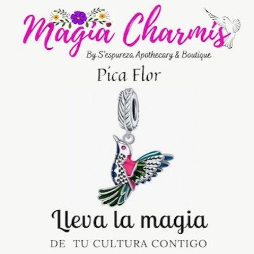 Colorful 'Pica Flor' Charm