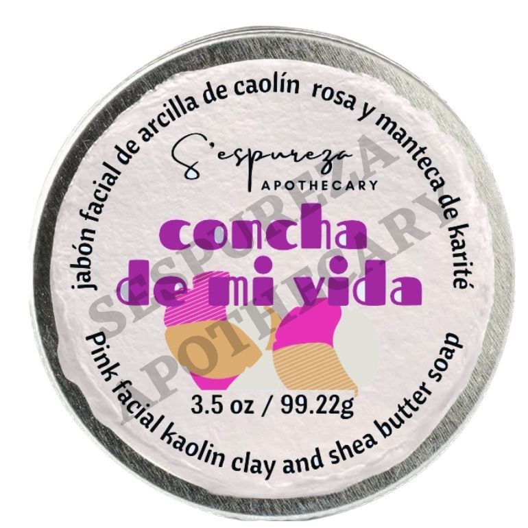 'Concha de Mi Vida' Pink Kaolin Soap