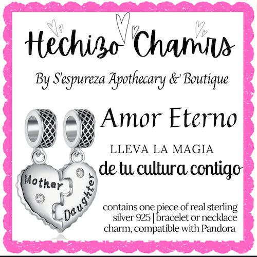 'Amor Eterno' Split Heart Charm