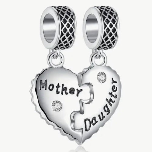 'Amor Eterno' Split Heart Charm