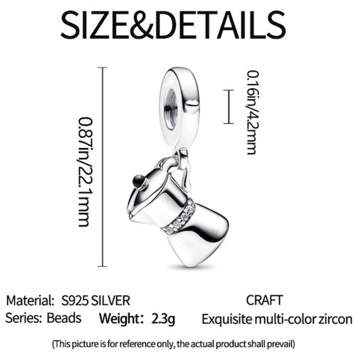 'Moka' Kettle Charm