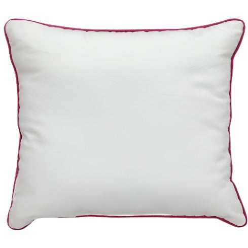 Embrodered Pink Perrito Throw Pillow