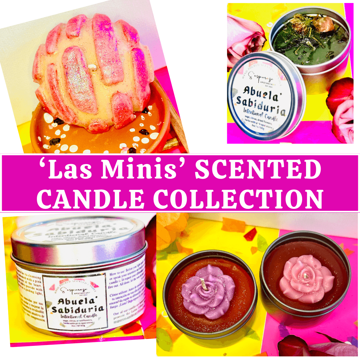 'Las Minis' Scented Candle Collection