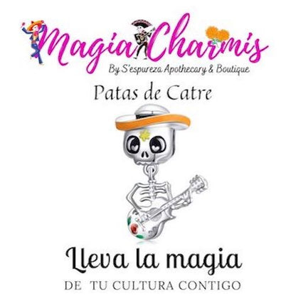 'Patas De Catre' Dancing Skeleton Charm