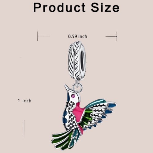 Colorful 'Pica Flor' Charm