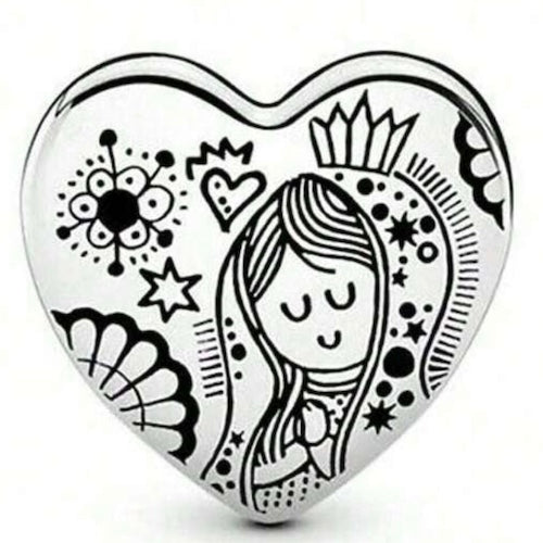 'Morenita' Cute Virgin Mary Charm