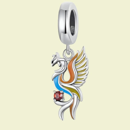 'Tonatji' Phoenix Charm