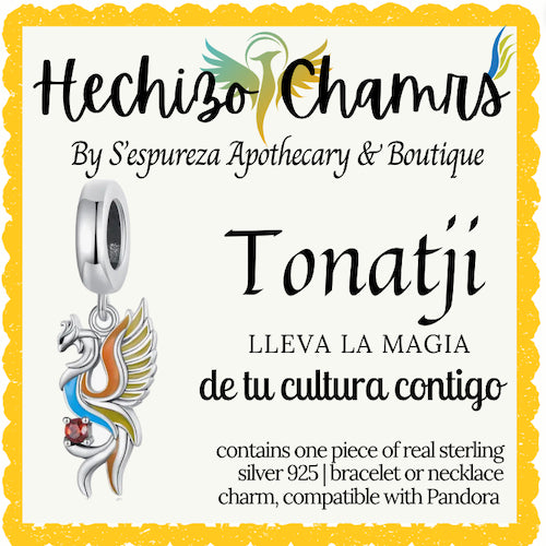 'Tonatji' Phoenix Charm